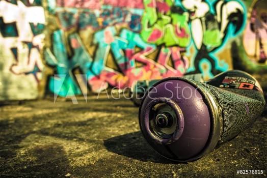Bild på Spray Can Used For Graffiti  Stock image
